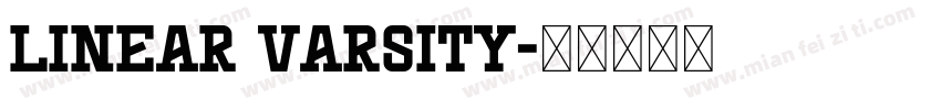 Linear Varsity字体转换